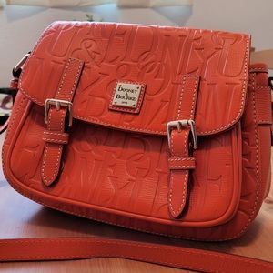 Dooney and Bourke blood orange crossbody purse